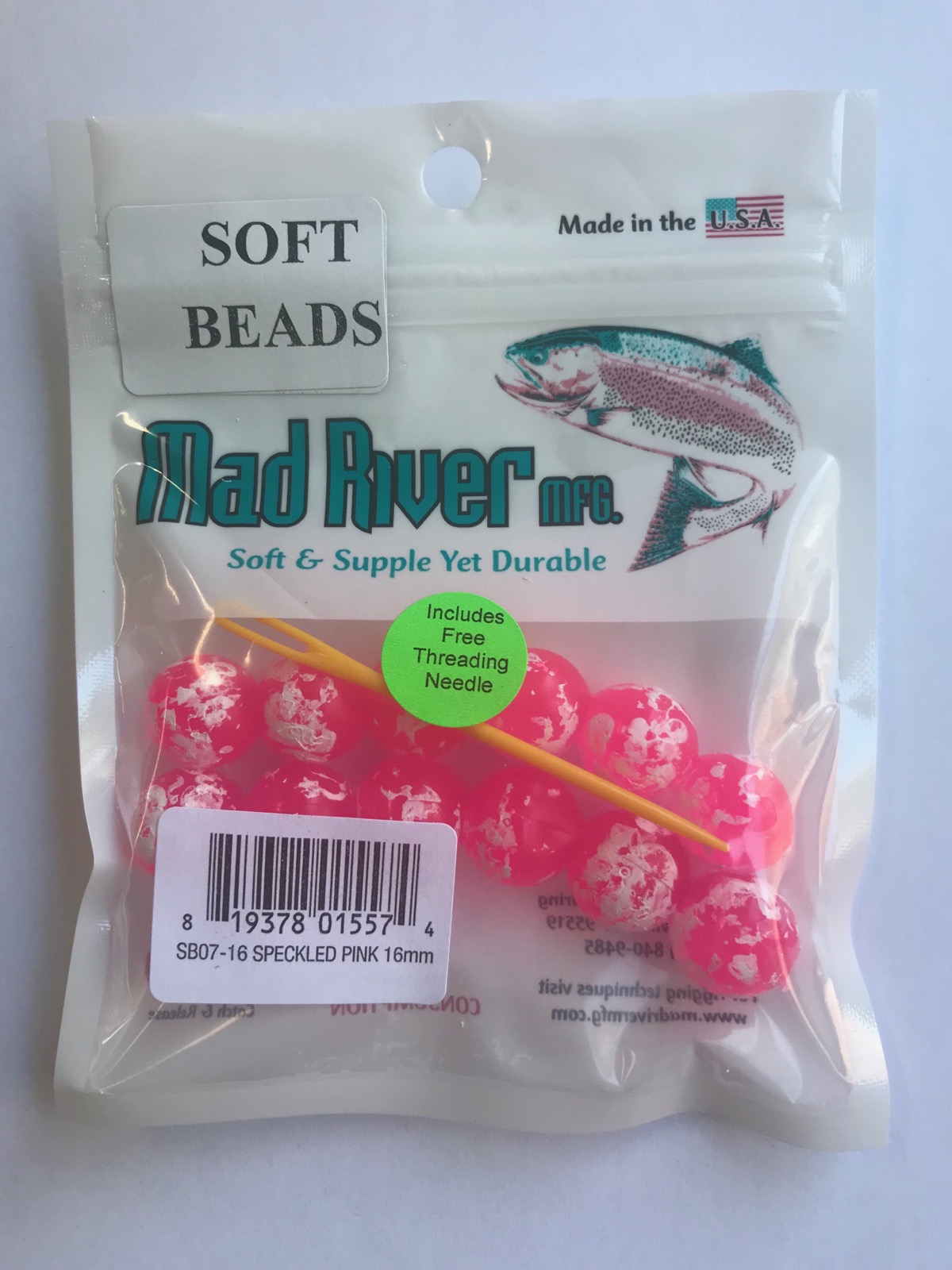Soft Beads, Speckled Pink