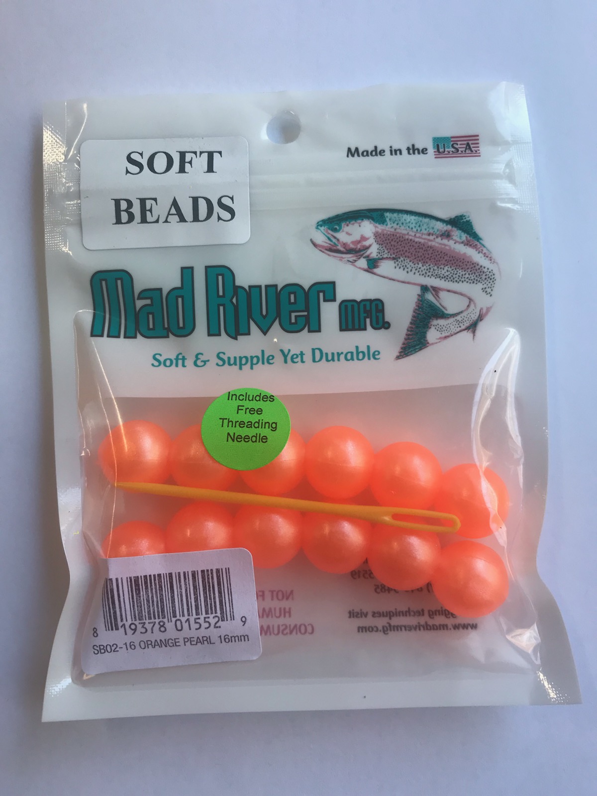 Soft Beads, Orange Pearl