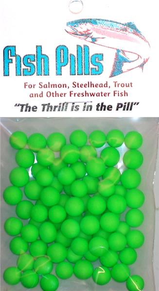 Fish Pills Standard Packs:Fluorescent Green