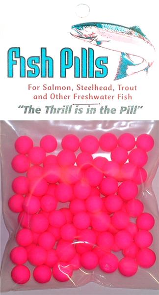 Fish Pills Standard Packs:Fluorscent Pink