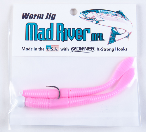 Worm Jigs: Bubble Gum