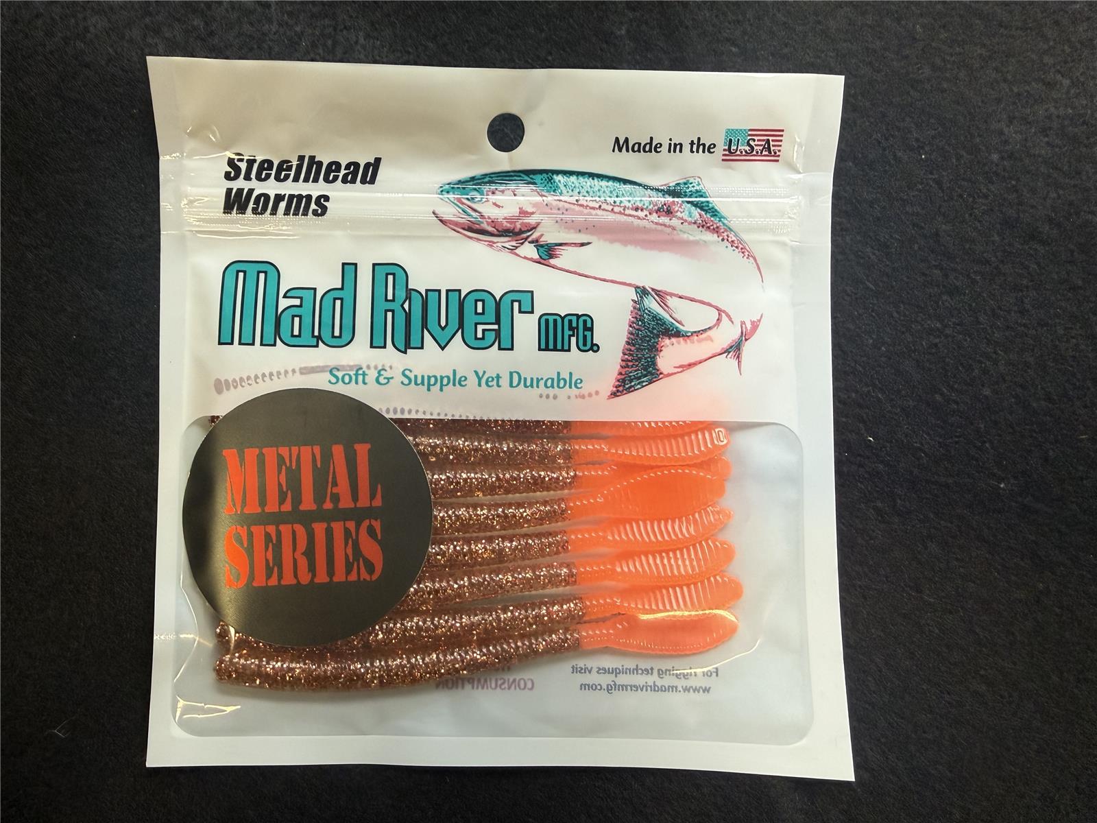 Metal Series Worms: Copper/Flame