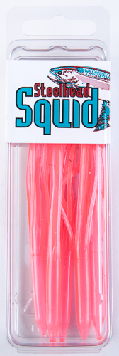 Steelhead Squids: Fluorescent Pink 