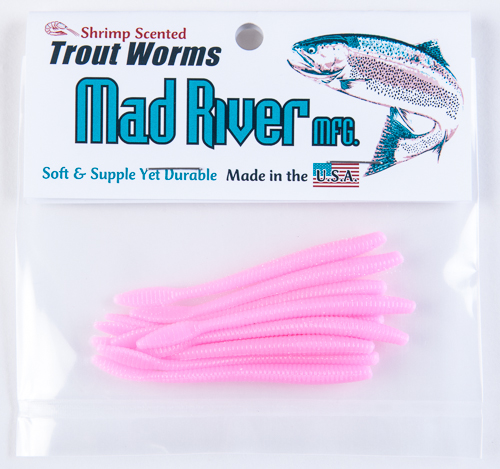 Trout Worms: Bubble Gum