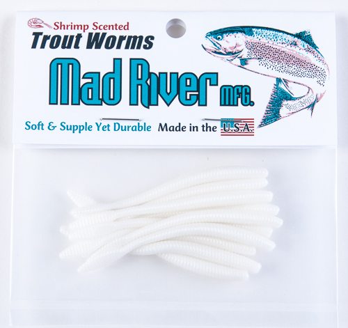Trout Worms: White Shad